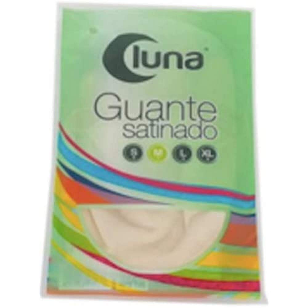 Guantes Luna Natural Satin Moon Gloves, Small, Neutral, Medium