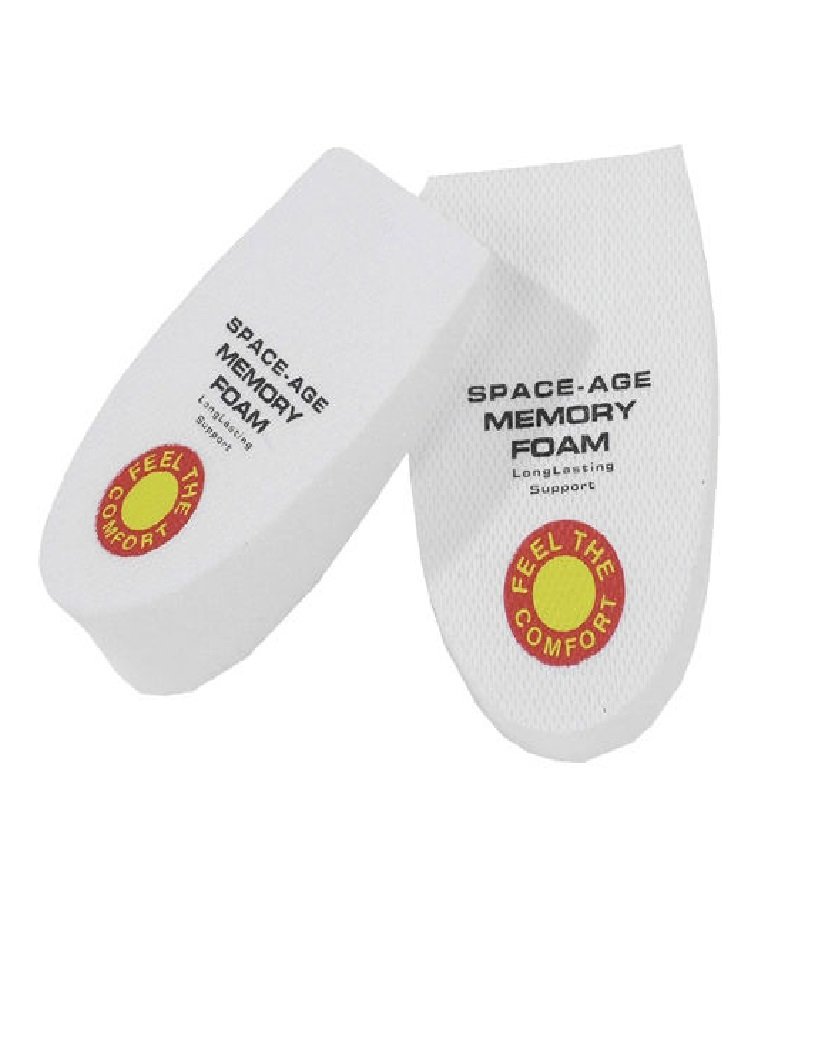 space age memory foam heel pads