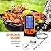 Allinthebox Wireless Meat Thermometer, BBQ Grill Waterproof Digital Cooking Food Thermometer Smart Remote Meat Grill Thermometers for Cooking, Barbeque, Smoker, Grilling, Oven, BBQ Kitchen