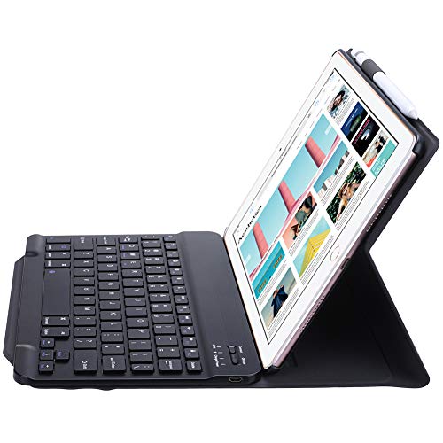 UNOKS Ultra-Slim Removable Wireless Bluetooth Keyboard,with Stylus Holder by Greenlaw,Intelligent Energy Saving Sleep