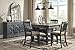 Signature Design by Ashley Tyler Creek Urban Farmhouse Dining Room Buffet or Server, Almost Black