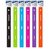BAZIC 12-Inch (30cm) Shatterproof Flexible