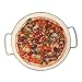 Round 13” Cordierite Pizza Stone with removable stainless steel frame and handles. Suited to oven or grill. Great for pizza, baking breads and cookies. Great when entertaining family and friends.