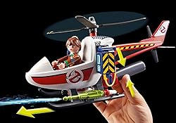 PLAYMOBIL Venkman with Helicopter Building Set