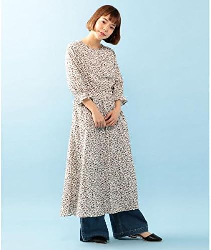 Amazon Co Jp レイカズン Ray Cassin 前後2way花柄ロングワンピース 21オフ白 Free 服 ファッション小物