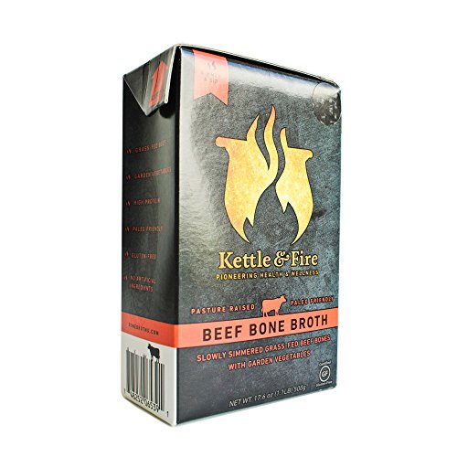 Kettle & Fire Beef Bone Broth (1) 17.6 Ounce ShelfStable Carton, 100