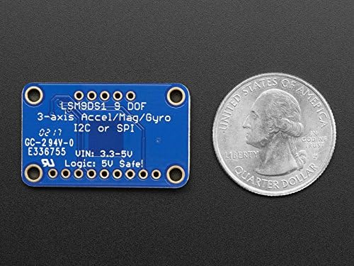 Adafruit (PID 3387) 9-DOF Accel/Mag/Gyro+Temp Breakout Board - LSM9DS1 - Image 4