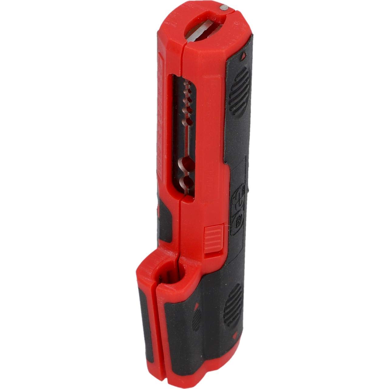 UNITEC Cable stripper for round and longitudinal cutting, for round cables with a diameter of 8-13 mm, suitable for coaxial cables RG59 and RG6