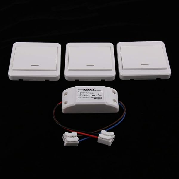 Interruptor de Luz Lmpara Control Remoto Inalmbrico LED Bombilla 433 MHz Smart Home