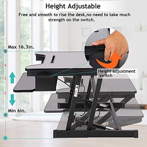 4 Standing+Adjustable+Tabletop+Workstation+Monitor