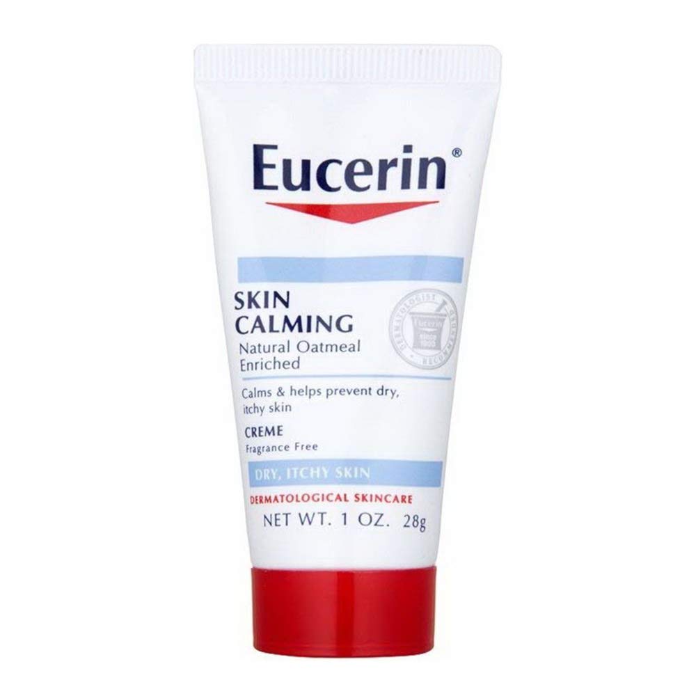 Eucerin Skin Calming Daily Moisturizing Creme, 1 Ounce (Pack of 6)