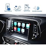 LFOTPP Car Navigation Screen Protector for 2019 Tucson 8-Inch, Tempered Glass 9H Hardness Audio Infotainment Display Center Touch Protective Film Scratch-Resistant