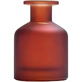 OHEETU 130ML/4.3OZ Amber Red Glass Diffuser Bottle Empty Refillable Aromatherapy Container Fragrance Accessories for Essential Oils & DIY Crafts