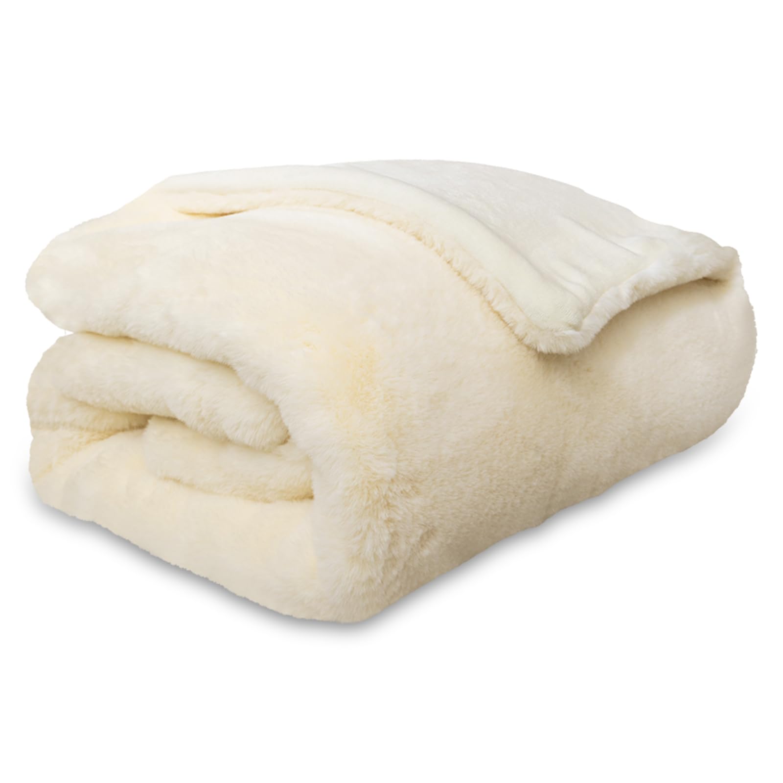 jianyana Soft Fluffy Blanket - Fluffy Faux Fur Throw Warm Thick Furry Plush Blanket Lightweight Durable Super Comfort Reversible Bed Throws Bed Cover Machine Wash