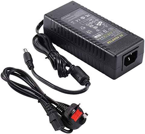 COLM AC 100-240V to DC 24V 4A Power Supply Adapter Transformers Interface 5.5mm x 2.5mm Suitable for the Led Strip with Power Cord