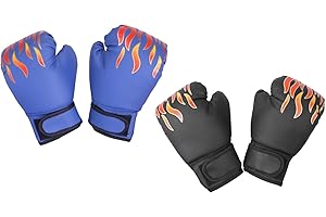 DYNWAVE Kids Boxing Gloves PU Leather Boys and Girls Punching Bag MMA Training