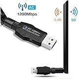 1200Mbps Wireless USB 3.0 WiFi Network Adapter Dual Band 2.4/5Ghz w/ 5dBi Antenna 802.11AC