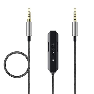 Buy 0 A10 Headset Cable With Inline Mute Mic Volume Control Replacement Aux Audio Cord Compatible With Astro A10 0 Tr Gaming Headphones Works On Xbox One Ps4 Made Of Flexible Nylon 2 0m 6 5ft