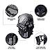 Outgeek Airsoft Mask Scary Skull Outdoor Full Face Mask Mesh Eye Protection Mask