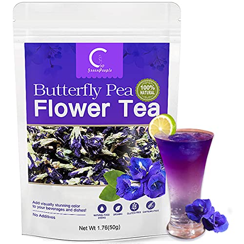 100 Premium Butterfly Peas Flower Natural and Organic Butterfly Pea