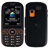 Black Rubberized Hard Faceplate Cover Phone Case for Samsung Gravity 2 T469 T404G