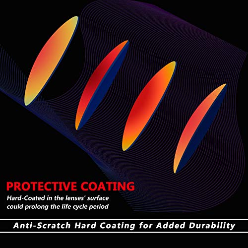 Galvanic Replacement Lenses for Oakley Scalpel OO9095 Sunglasses - Ruby + Black Polarized - Combo Pack - Thumbnail 4