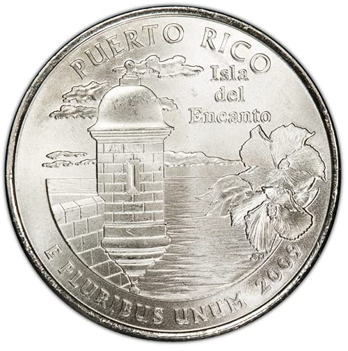 2009 P & D Satin Finish Puerto Rico Territory Quarter Choice Uncirculated US Mint 2 Coin Set