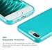 technext020 iPhone 7 Plus Turquoise Case/iPhone 8 Plus Turquoise Case, Shockproof Ultra Slim Fit Silicone TPU Soft Gel Rubber Cover Shock Resistance Protective Back Bumper