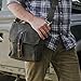 Saddleback Leather Canvas Indiana Gear Bag - Scottish Waxed Canvas Satchel Bag with 100 Year Warranty