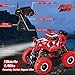 Terresa Remote Control Car - 2.4Ghz 4WD Off Road Rock Crawler Vehicle, 1/43 Scale Electric Climbing Race RC Car as Xmas Christmas New Year Gifts for Kids