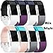 Wepro Replacement Bands for Fitbit Charge 2, 10-Pack Fitbit Charge2 Wristbands, Large, 10 Colors