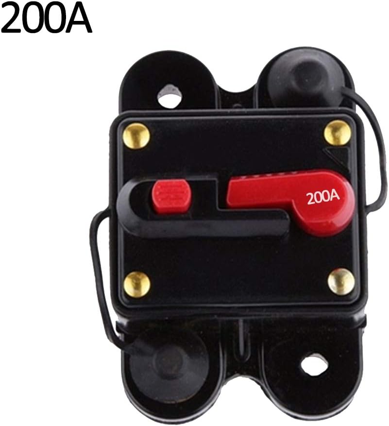 NAttnJf Unique 80-300A AMP 12V-24V Car Circuit Breaker Marine Stereo Audio Inline Replace Fuse