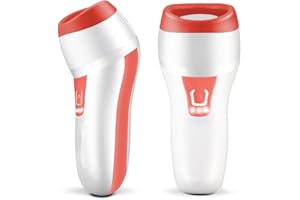 MEXITOP Lip Plumper Device - Automatic Fuller Lip Plumper Device USB Charging, Portable Size, 2 Styles for Lips Makeup (Orange)