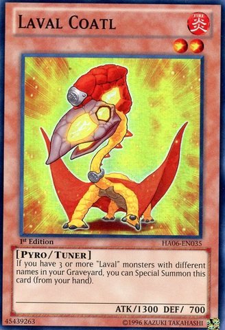 Yu-Gi-Oh! - Laval Coatl (HA06-EN035) - Hidden Arsenal 6: Omega Xyz - 1st Edition - Super Rare