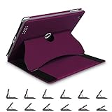 Fintie iPad 2/3/4 Case - [Multi-Angle Viewing] 360 Degree Rotating Smart Stand Cover with Auto Sleep/Wake Feature for Apple iPad 4th Gen with Retina Display/iPad 3 / iPad 2, Purple