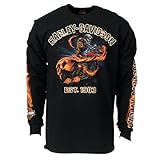 Harley-Davison Men's Long Sleeve T-Shirt - Smoke It | Ramstein Air Base LG