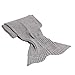 AmyHomie Mermaid Tail Blanket, Crochet Mermaid Blanket for Adults Soft All Seasons Sleeping Blankets Gift for Women(Gray,Adults)