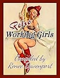 Retro Working Girls: Grayscale Adult Coloring Book by Renee Davenport