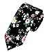 Flower Ties for Men,Mens Ties,Skinny Tie,Floral Printed Cotton Neck Tie Slim (4 Colors)