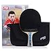 DHS 6-Star 6002 Shake Hand Premium Table Tennis Racket Ping Pong Paddle Blade Inverted Rubber with Carry Case
