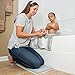 Premium Bath Kneeler and Elbow Rest, 1.5 inch Thick Knee Pad and Elbow Support with Extra Strength Suction Cups for Bathtub Comfort & Safety with Your Baby