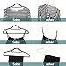 Sable SA-HF012 Velvet, Ultra Thin Space Saving Suit Hangers Non Slip Heavy Duty, 360 Degree Swivel Hook-30 Pack-Black, Beige, Grey Including a Tie Organizer