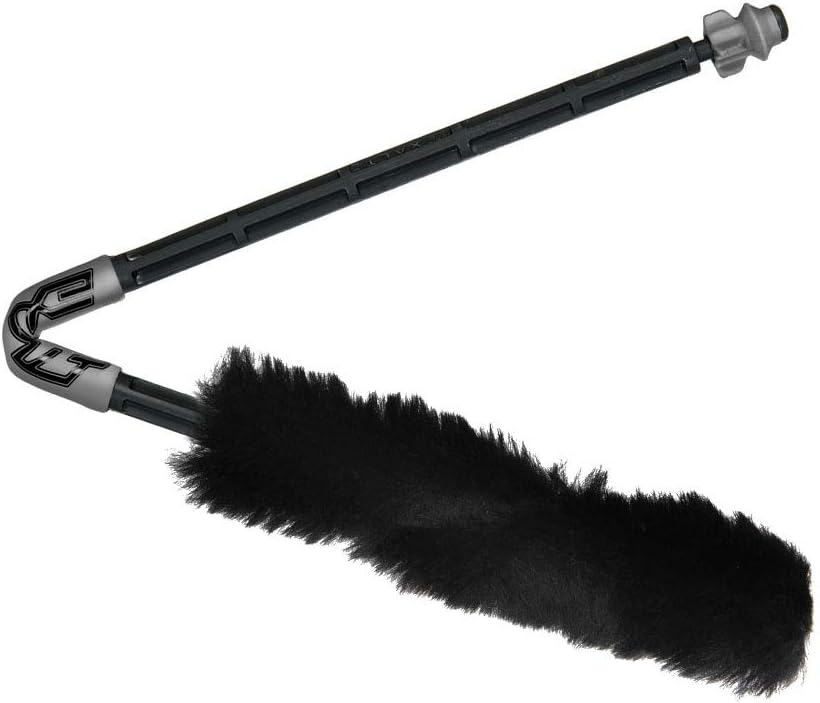 ExaltPaintball Barrel Maid Swab/Squeegee - Black/Silver