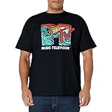 Mademark x MTV - MTV Catch a Wave MTV Surfer Logo Retro Graphic T-Shirt