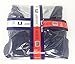 AWS/American Made Slouchy Scrunch Cotton Slouch Socks for Women Shoe Size 5 to 10 (Navy, 3 Pairs)