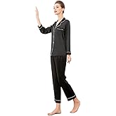 LEPTON 100% Mulberry Silk Long Sleeve Pajama Set