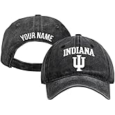R and R Imports Indiana Hoosiers Personalized College Dad Hat – Officially Licensed Baseball Cap