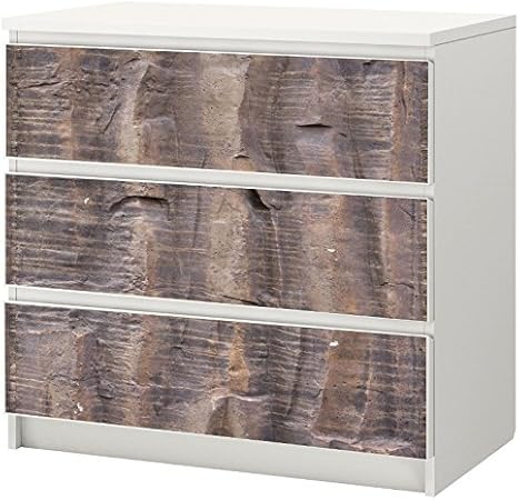 Kom0090 Furniture Sticker Paper For Ikea Malm Chest Of Drawers 2