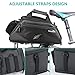 Allnice Bike Trunk Bag 11L Bicycle Panniers Pack Cycling Luggage Accessories Waterproof Rear Seat Pannier Bag Shoulder Handbag Bag Pannier Blackthumb 3