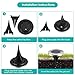 MOICO Solar Ground Lights, 16 LED Solar Garden Lights Waterproof in-Ground Lights, Outdoor Solar Powered Disk Lights for Lawn, Pathway, Yard, Step and Walkway - 8 Pack(Warm Yellow)